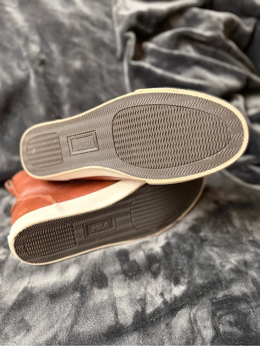 Polo by Ralph Lauren Men’s Chestnut Leather Chukka Boots